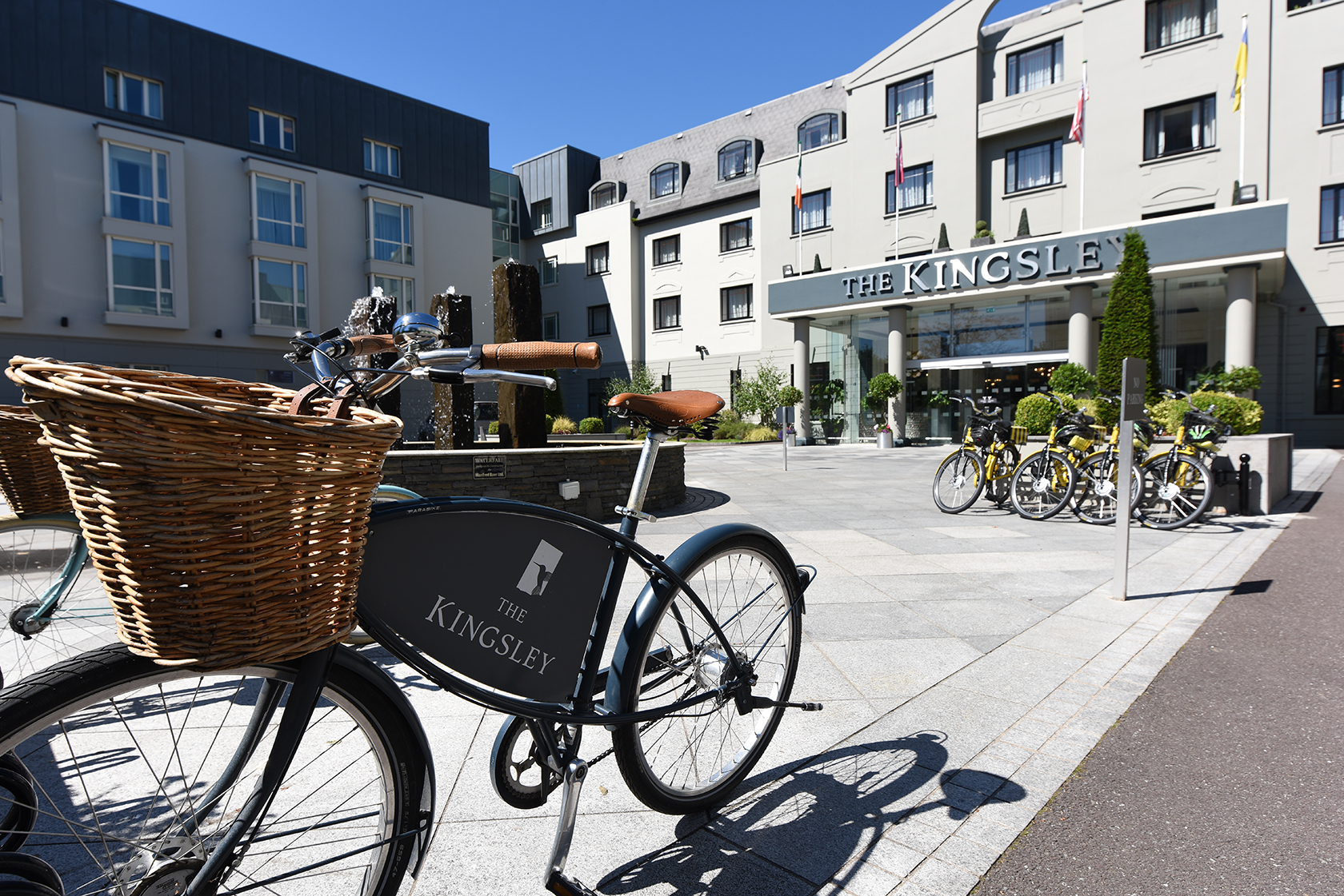 Bicycles outside The Kingsley hotel in Cork